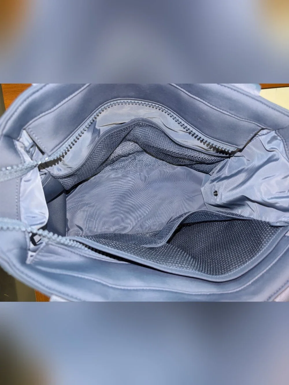 Discontinued Dagne Dover Blue/Gray Wade Diaper Bag Tote W/ All Accessories